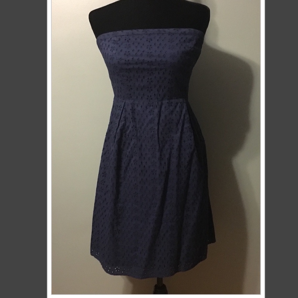 Old Navy strapless eyelet dress